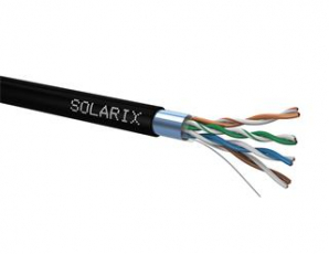 SOLARIX kabel,CAT5E,FTP,PE,drát,305m,box